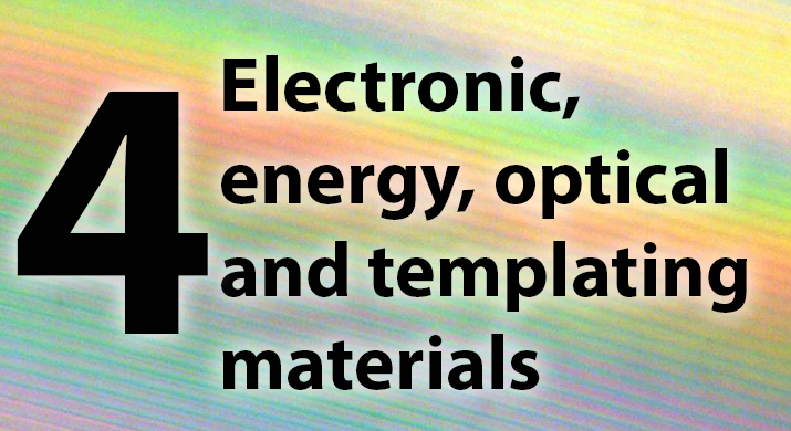Electronic energy, optical and templating materials